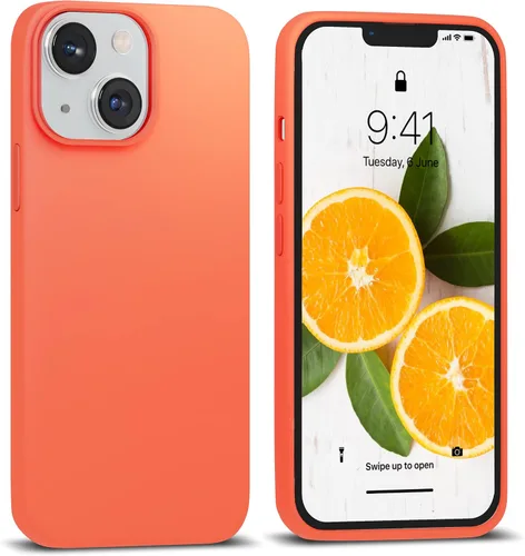 Vista 9 de IceSword Funda compatible con iPhone 13 Mini, color azul bebé, funda de silicona ultra delgada, a prueba de golpes, suave, de 5.4 pulgadas, azul