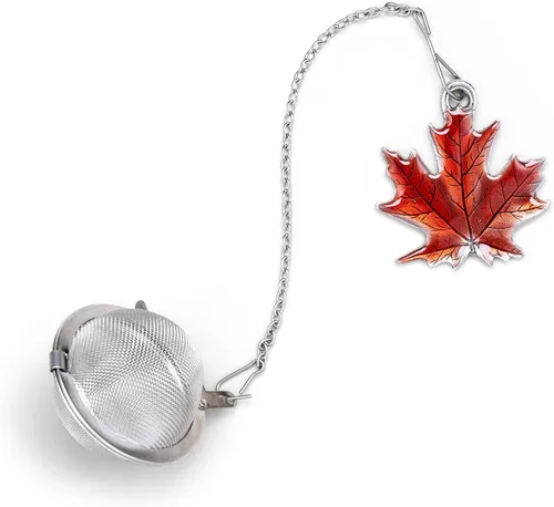 Vista 8 de DANFORTH - Infusor de té cardenal - Peltre hecho a mano - Charm fabricado en Estados Unidos