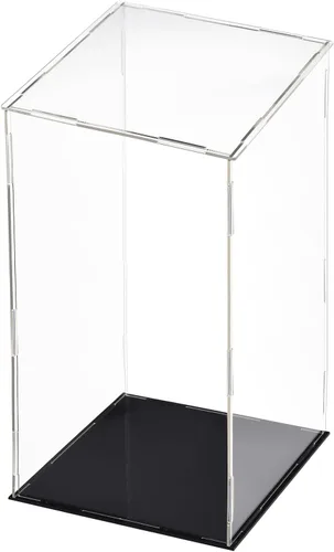 Vista 30 de DMiotech 1 caja de exhibición de acrílico transparente a prueba de polvo, 3.9 x 3.9 x 3.9 pulgadas para coleccionables
