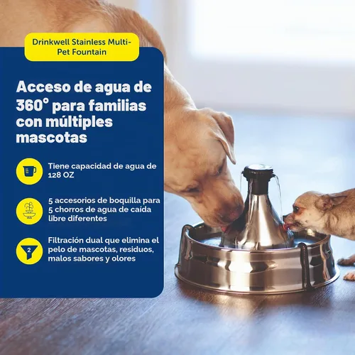 Vista 3 de Fuente para mascota Drinkwell 360, Estándar