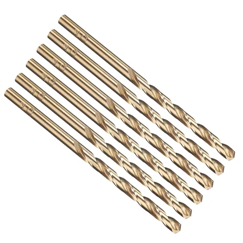 Vista 67 de PATIKIL Broca Jobber de 0.039 in, vástago recto M35 cobalto 5% acero de alta velocidad 135° acabado dorado para metal duro de acero inoxidable - 2