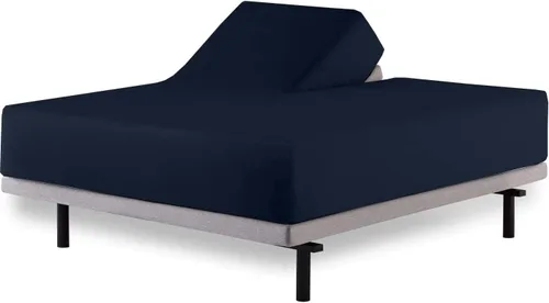 Vista 43 de Juego de sábanas premium de 4 piezas - Sábanas de cama de algodón tamaño individual - 100% algodón - 300 número de hilos - Sábana bajera ajustable