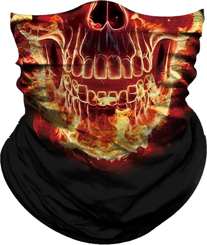 Vista 33 de Obacle Polaina para el cuello, bandana para protección contra el polvo, el viento, el sol para hombres y mujeres