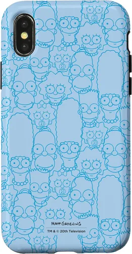 Vista 5 de Funda con estampado de personajes de The Simpsons Springfield para iPhone 16