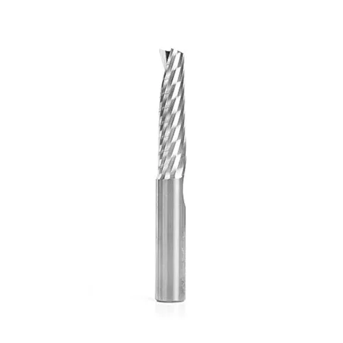 Vista 13 de Amana Tool - 51645 Carburo sólido CNC espiral 'O' sola flauta, corte de plástico 1/2 diámetro x 1