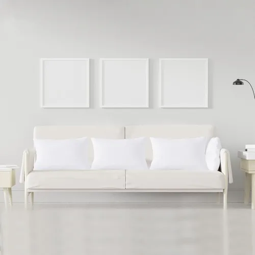 Vista 7 de GOLD TEXTILES Almohadas blancas (paquete de 12) – 20 x 28 pulgadas de polialgodón T-250 almohada de cama – Almohadas suaves de forma rectangular
