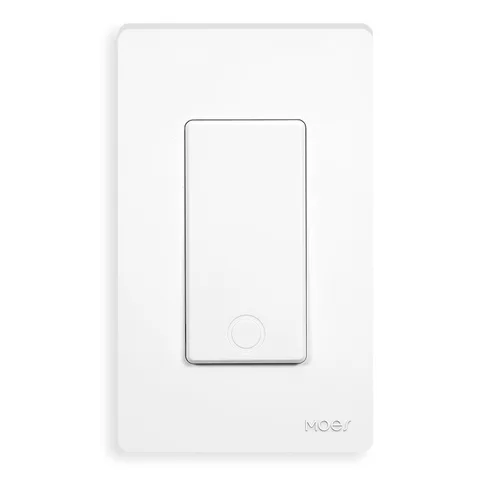 Vista 17 de MOES Interruptor de Luz Inteligente WiFi de 2da Generación, Interruptor de Pared 2.4GHz, Cable Neutro Requerido, Control Remoto por APP Smart Life
