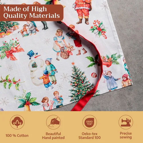 Vista 192 de Maison d' Hermine Delantales para mujer con bolsillo, 100% algodón (27.50 x 31.50 pulgadas)