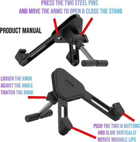 Vista 3 de IA Stands Soporte portátil multiusos para portátil ECT13