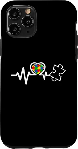 Vista 29 de Heart Puzzle Piece Heartbeat Cool Autism Awareness Case for iPhone 16