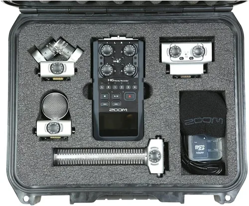 Vista 2 de SKB Funda iSeries para kit de grabadora de transmisión Zoom H6 (3I-1209-4-H6B)