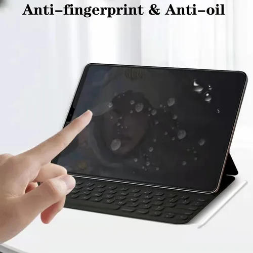 Vista 7 de Protector de pantalla de privacidad para Samsung Galaxy Tab A7 Lite SM-T220 8.7 pulgadas anti espía mate TPU película negra