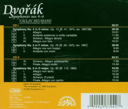 Vista 2 de Dvorak Symphonies 4, 5, 6
