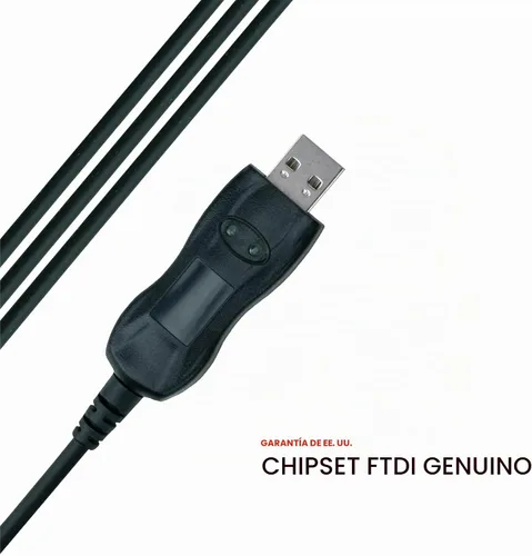 Vista 4 de BTECH PC03 FTDI Cable de programación USB universal Plug & Play para radios BTECH, Baofeng, Kenwood - Compatible con UV-5R, BF-F8HP, GMRS-V2