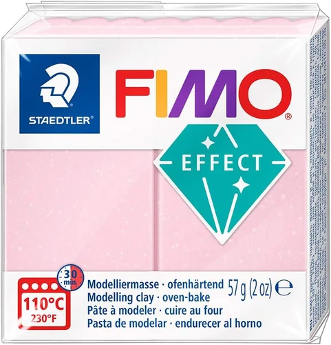 Vista 12 de Staedtler FIMO Effects Arcilla Polimérica - Arcilla para Hornear en Horno para Joyería, Escultura, Azul Translúcido 8020-374