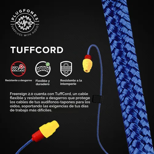 Vista 4 de Plugfones FreeReign Volume Limited Auriculares Inalámbricos Bluetooth Intrauditivos Tapones para los Oídos - Auriculares con Reducción de Ruido