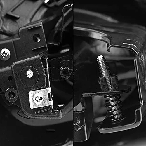 Vista 4 de AKKON - Para Honda Civic 2 puertas 2014 2015 Coupe Lente amarilla para defensa con interruptor + focos