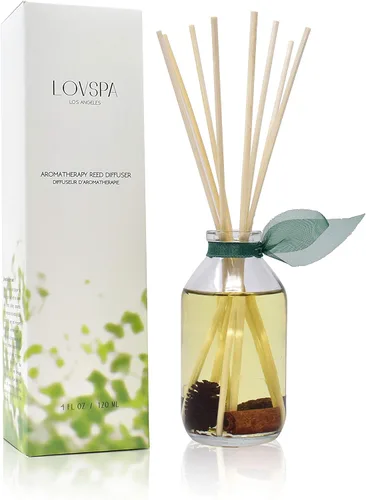 Vista 25 de Set de difusor de cañas, difusor de aceite perfumado con aroma a ámbar romántico y varillas, accesorios de fragancia para el hogar para decorar