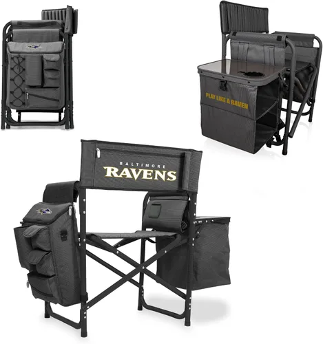 Vista 35 de PICNIC TIME NFL NFL Fusion - Silla de campamento unisex para adultos, con mesa auxiliar y enfriador suave, silla de playa para adultos, silla