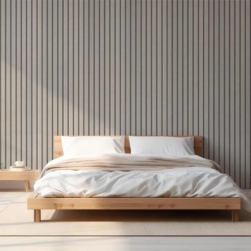 Vista 8 de Paquete de 10 paneles acústicos, paneles de pared insonorizados de 48 x 12 x 0.35 pulgadas, autoadhesivos de alta densidad que absorben el sonido