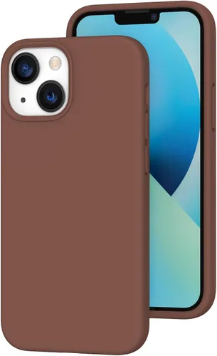 Vista 245 de Funda de silicona líquida compatible con iPhone 12 Pro Max 6.7 pulgadas, funda de gel de protección completa con forro de microfibra, funda