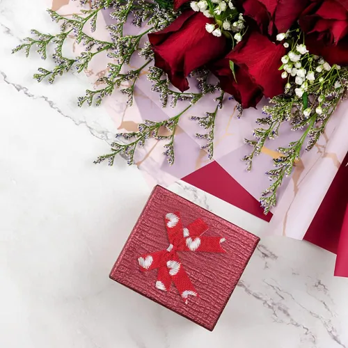 Vista 4 de Cintas de San Valentín de 12 yardas, cintas rojas y rosadas, cinta decorativa de grogrén XOXO, corazón de San Valentín, cintas de organza de 3/8