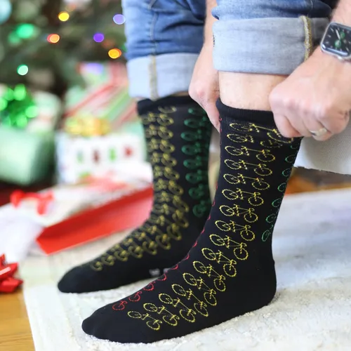 Vista 6 de I'd Rather Be - Calcetines divertidos para hombres y mujeres, regalos para golf, caza, camping, senderismo, esquí, lectura, deportes y mucho más
