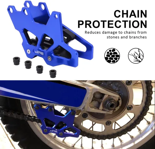 Vista 7 de AnXin Guía de cadena de motocicleta Protector de protección CNC para YZ125 YZ250 YZ250F YZ400F YZ426F YZ450F DRZ400 DRZ400E DRZ400S DRZ400SM WR250F