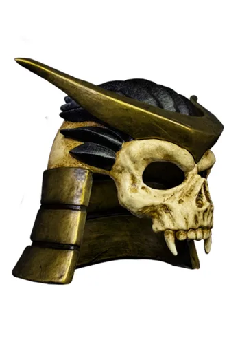 Vista 4 de Máscara de Shao Kahn de Mortal Kombat para adultos Multicolor
