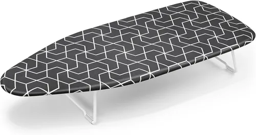 Vista 12 de Tabla de planchar pequeña de 12 x 38 pulgadas, tabla de planchar pequeña con base de metal de malla, mini tablas de planchar de mesa que ahorran