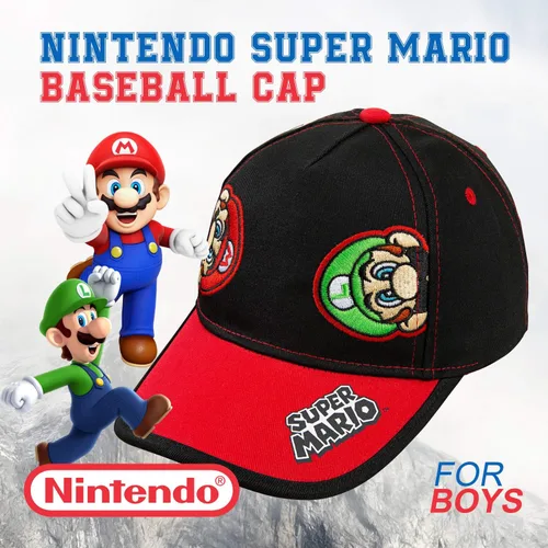Vista 2 de Nintendo Super Mario Little Boys - Gorra de béisbol