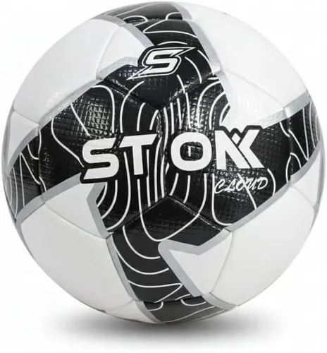 Vista 2 de Stonik - Balón de fútbol tamaño 5 – Fútbol de entrenamiento y partido de poliuretano duradero, pelota texturizada resistente al agua para todo tipo