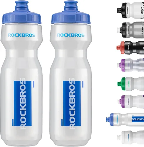 Vista 10 de ROCKBROS Botella de agua para bicicleta de 20oz-25oz Squeeze Ciclismo