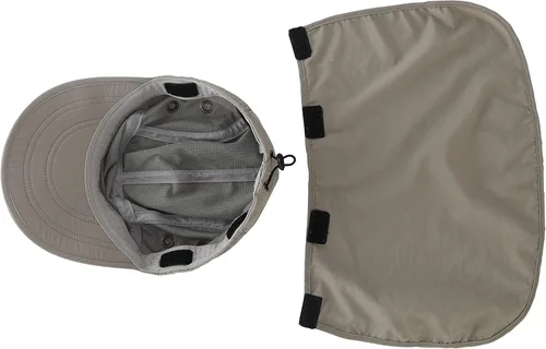 Vista 6 de Connectyle Gorra de protección solar UV para hombre, gorra de senderismo con solapa para el cuello, sombrero de pesca