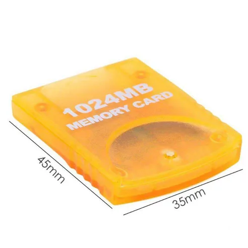 Vista 2 de DADAWE 1024MB(16344 Blocks) High Speed Gamecube Memory Card Compatible for Nintendo Wii Console Game Cube NGC GC