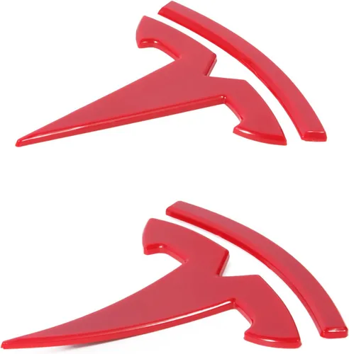 Vista 14 de Accesorios de emblema para Tesla Model 3 Logo Sticker 2023 2022-2017 Model 3 Calcomanías (negro)