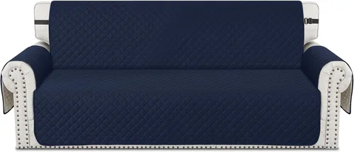 Vista 35 de XINEAGE Funda para Sillón Reclinable Resistente al Agua, Fundas Antideslizantes para Silla Reclinable con Bolsillos, Fundas Acolchadas Gruesas