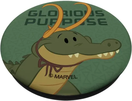 Vista 2 de Marvel Loki Variants Alligator Loki Glorious Purpose PopSockets intercambiables PopGrip