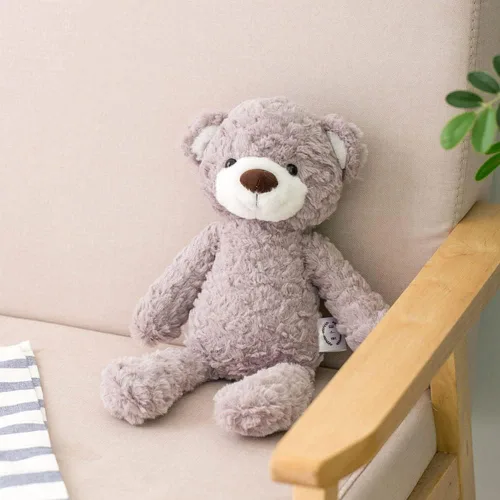 Vista 3 de GUDVES Juguete de peluche de animal del bosque, peluche suave de 15 pulgadas, conejo, oso, perro, unicornio, elefante, juguete de peluche