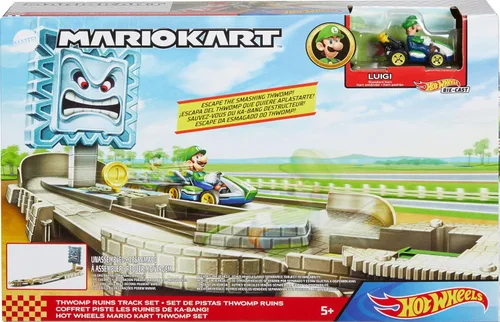 Vista 6 de Hot Wheels Mariokart THWOMP Ruins - Juego de pistas