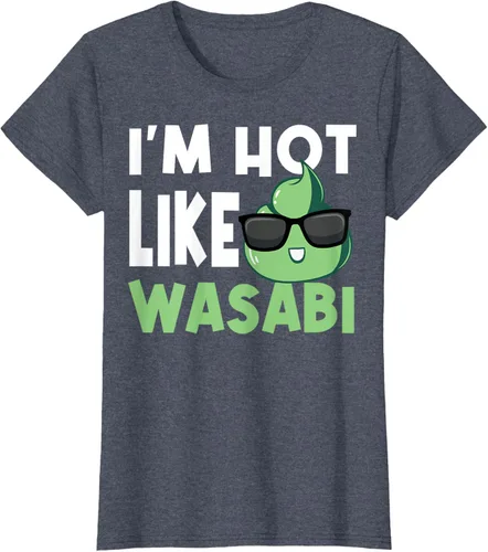 Vista 11 de Wasabi - Camiseta de condimentos de pasta picante de rábano picante japonés, Negro