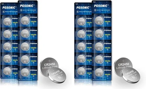 Vista 6 de PGSONIC Batería de litio CR2032 de 3 V (10 unidades), compatible con AirTag, llaveros, sensores inteligentes, básculas, velas y más