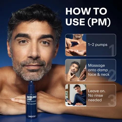 Vista 6 de Omnis Uomo Crema facial – Hidratante con retinol y ácido hialurónico, efecto refrescante, reduce arrugas y manchas oscuras, mejora la elasticidad