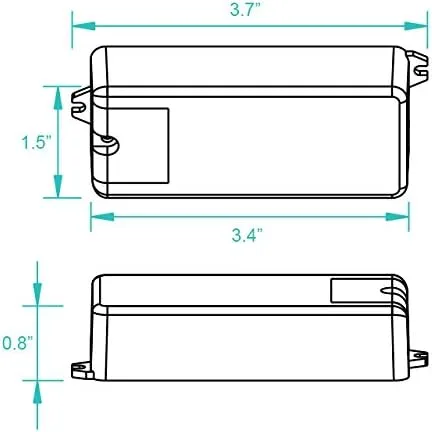 Vista 4 de Atenuador de 1 canal 12-36V 8A con sensor táctil LED para tiras y módulos LED de un solo color, 3367TD