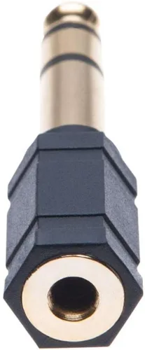 Vista 2 de Insignia Adaptador de conector para auriculares mini de 1/4"-a-0.138 in - Negro