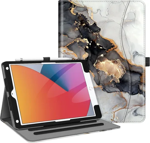 Vista 27 de Fintie - Funda para iPad de 9ª / 8ª / 7ª generación (2021/2020/2019) de 10.2 pulgadas - [Protección de esquinas] Funda con soporte de visualización