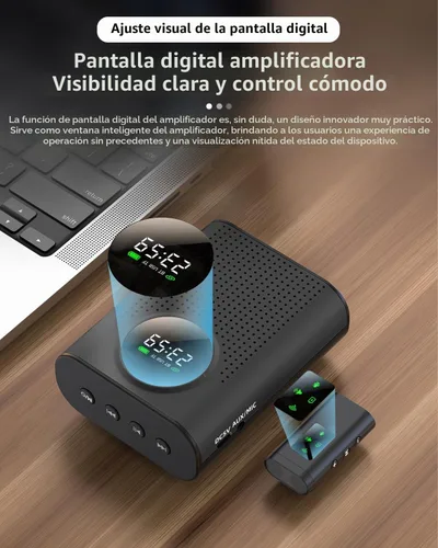 Vista 5 de S67 Amplificador de voz Micrófono inalámbrico para profesores aula