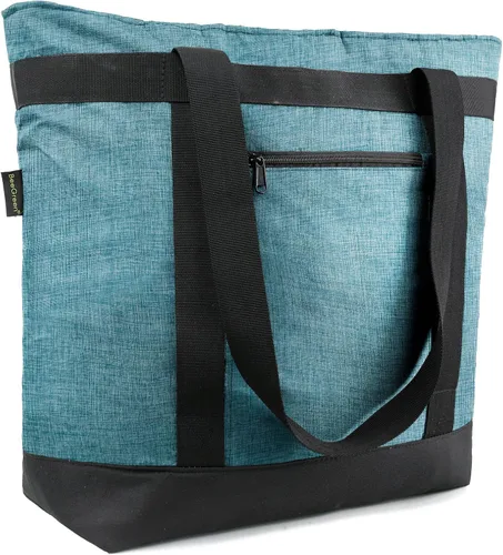 Vista 14 de BeeGreen Bolsa térmica térmica suave para comestibles, compras, playa, viajes, almuerzo, plegable, a prueba de fugas, enfriadores de hielo grandes