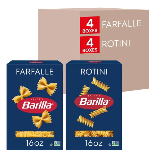 Vista 19 de Barilla Campanelle Pasta, caja de 16 onzas, pasta sin OMG hecha con sémola de trigo duro, pasta certificada Kosher
