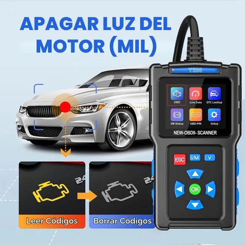 Vista 2 de obd2 Escáner Herramienta de Diagnóstico Accesorios de Coche Lector de Código de Motor con Reinicio para Coches Herramientas de Escaneo Profesionales